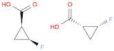 Cyclopropanecarboxylic acid, 2-fluoro-, (1S-cis)-