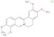 Dibenzo[a,g]quinolizinium, 5,6-dihydro-2,3,9,10-tetramethoxy-, chloride