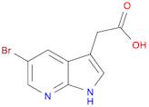2-(5-bromo-1H-pyrrolo[2,3-b]pyridin-3-yl)acetic acid