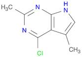 4-chloro-2,5-dimethyl-7H-pyrrolo[2,3-d]pyrimidine