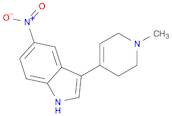 1H-Indole, 5-nitro-3-(1,2,3,6-tetrahydro-1-methyl-4-pyridinyl)-