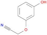 Acetonitrile, (3-hydroxyphenoxy)-
