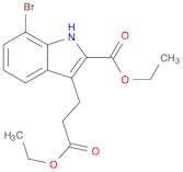 Ethyl 7-Bromo-3-(3-Ethoxy-3-Oxopropyl)-1H-Indole-2-Carboxylate
