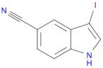 3-iodo-1H-indole-5-carbonitrile