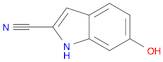 6-Hydroxy-1H-indole-2-carbonitrile