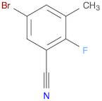 5-Bromo-2-fluoro-3-methylbenzonitrile