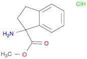 1H-Indene-1-carboxylic acid, 1-amino-2,3-dihydro-, methyl ester,hydrochloride