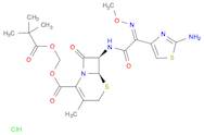 5-Thia-1-azabicyclo[4.2.0]oct-2-ene-2-carboxylic acid,7-[[(2Z)-(2-amino-4-thiazolyl)(methoxyimino)acetyl]amino]-3-methyl-8-oxo-, (2,2-dimethyl-1-oxopropoxy)methyl ester, monohydrochloride,(6R,7R)-