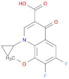 1-cyclopropyl-6,7-difluoro-8-methoxy-4-oxoquinoline-3-carboxylic acid