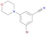 3-Bromo-5-morpholinobenzonitrile