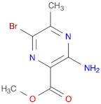 Pyrazinecarboxylic acid, 3-amino-6-bromo-5-methyl-, methyl ester
