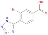 3-BroMo-4-(1H-tetrazol-5-yl)benzoic acid