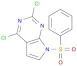 2,4-Dichloro-7-(phenylsulfonyl)-7H-Pyrrolo[2,3-d]pyrimidine