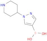 (1-(Piperidin-4-yl)-1H-pyrazol-4-yl)boronic acid