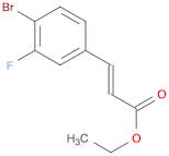 (E)-Ethyl 3-(4-Bromo-3-Fluorophenyl)Acrylate