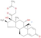 Pregna-1,4-diene-3,20-dione,21-(acetyloxy)-9-fluoro-11,17-dihydroxy-16-methyl-, (11b,16a)-