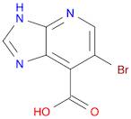 3H-Imidazo[4,5-b]pyridine-7-carboxylic acid, 6-bromo-OTHER CA INDEX NAMES:1H-Imidazo[4,5-b]pyridine-7-carboxylic acid, 6-bromo-