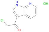 2-Chloro-1-(1H-pyrrolo[2,3-b]pyridin-3-yl)ethanone hydrochloride