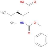 Hexanoic acid, 5-methyl-3-[[(phenylmethoxy)carbonyl]amino]-, (3S)-