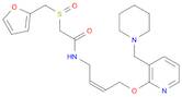 Acetamide,2-[(2-furanylmethyl)sulfinyl]-N-[(2Z)-4-[[4-(1-piperidinylmethyl)-2-pyridinyl]oxy]-2-butenyl]-, (+)-