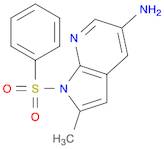 1-(benzenesulfonyl)-2-methyl-1H-pyrrolo[2,3-b]pyridin-5-amine