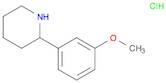 2-(3-Methoxyphenyl)piperidine hydrochloride