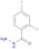 Benzoic acid, 2,4-difluoro-, hydrazide