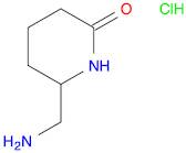 6-(aminomethyl)piperidin-2-one hydrochloride