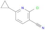 2-chloro-6-cyclopropylnicotinonitrile