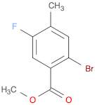 Methyl 2-bromo-5-fluoro-4-methylbenzoate