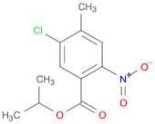 5 - chloro-4 - methyl-2- nitro - benzoic acidisopropyl ester