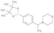 4-(1-(4-(4,4,5,5-tetramethyl-1,3,2-dioxaborolan-2-yl)phenyl)ethyl)morpholine