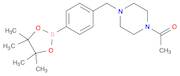 1-(4-(4-(4,4,5,5-Tetramethyl-1,3,2-dioxaborolan-2-yl)benzyl)piperazin-1-yl)ethanone
