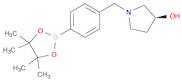 3-pyrrolidinol, 1-[[4-(4,4,5,5-tetramethyl-1,3,2-dioxaborolan-2-yl)phenyl]methyl]-, (3s)-