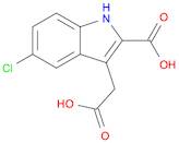 1H-Indole-3-acetic acid, 2-carboxy-5-chloro-