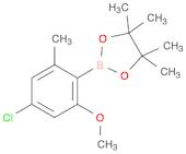 2-(4-chloro-2-methoxy-6-methylphenyl)-4,4,5,5-tetramethyl-1,3,2-dioxaborolane