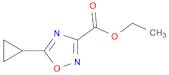5-Cyclopropyl-[1,2,4]oxadiazole-3-carboxylic acid ethyl ester