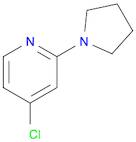 4-Chloro-2-(pyrrolidin-1-yl)pyridine