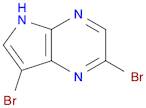 2,7-Dibromo-5H-pyrrolo[2,3-b]pyrazine