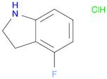 4-FLUORO-2,3-DIHYDRO-1H-INDOLE HCL