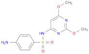 Benzenesulfonamide, 4-amino-N-(2,6-dimethoxy-4-pyrimidinyl)-