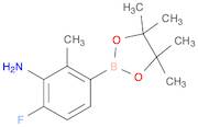 Benzenamine, 6-fluoro-2-methyl-3-(4,4,5,5-tetramethyl-1,3,2-dioxaborolan-2-yl)-