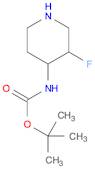 tert-butyl 3-fluoropiperidin-4-ylcarbamate