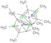 Iridium,di-m-chlorodichlorobis[(1,2,3,4,5-h)-1,2,3,4,5-pentamethyl-2,4-cyclopentadien-1-yl]di-