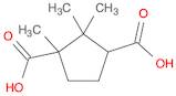 1,3-Cyclopentanedicarboxylic acid, 1,2,2-trimethyl-, (1R,3S)-