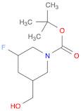 tert-butyl3-fluoro-5-(hydroxymethyl)piperidine-1-carboxylate