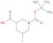 1-[(tert-butoxy)carbonyl]-5-fluoropiperidine-3-carboxylicacid