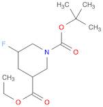 1-tert-butyl 3-ethyl 5-fluoropiperidine-1,3-dicarboxylate