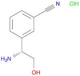 (R)-3-(1-Amino-2-hydroxyethyl)benzonitrile hydrochloride