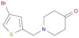 1-[(4-Bromothiophen-2-yl)methyl]piperidin-4-one